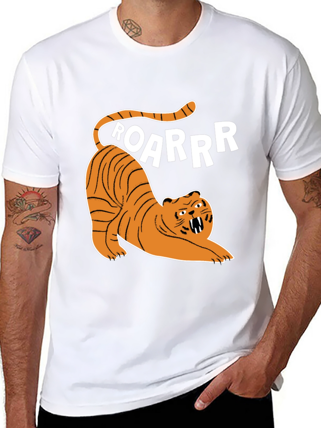 Roaring Tiger Graphic Tee - Fun & Stylish