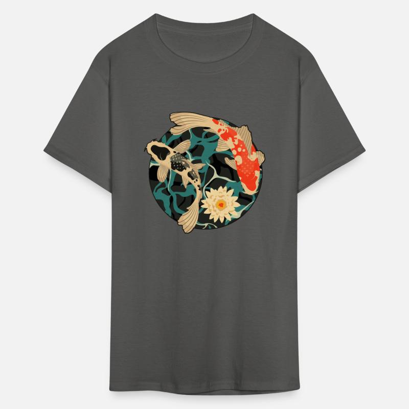 Koi Fish And Lotus Flower Pond