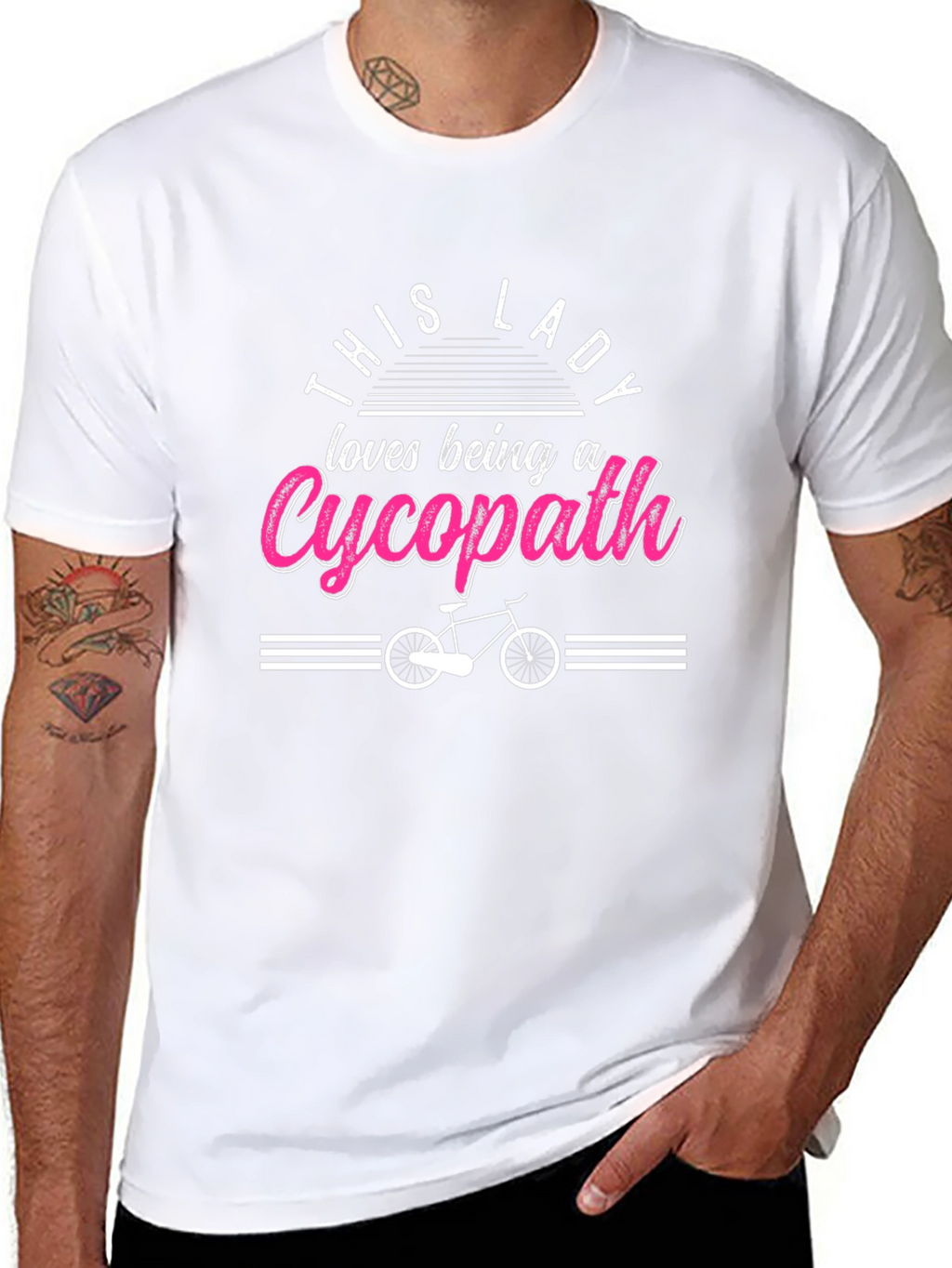This Lady Loves Being a Cycopath T-Shirt