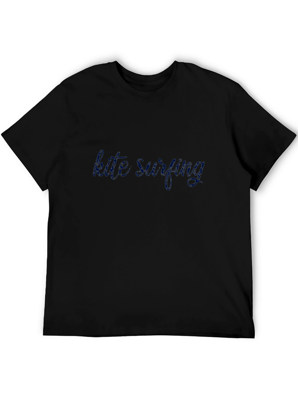 Kite Surfing Graphic Tee - Black