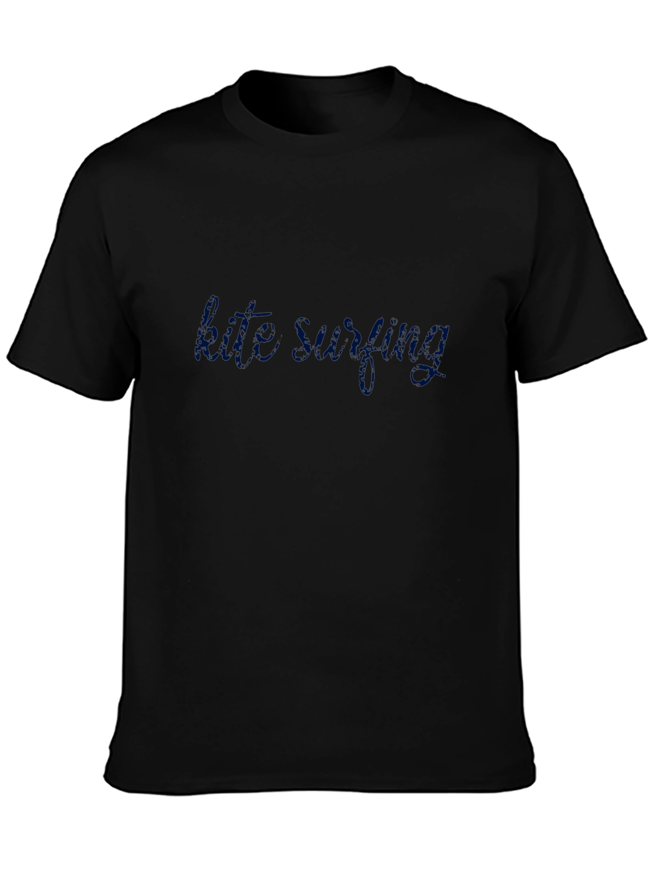 Kite Surfing Graphic Tee - Black