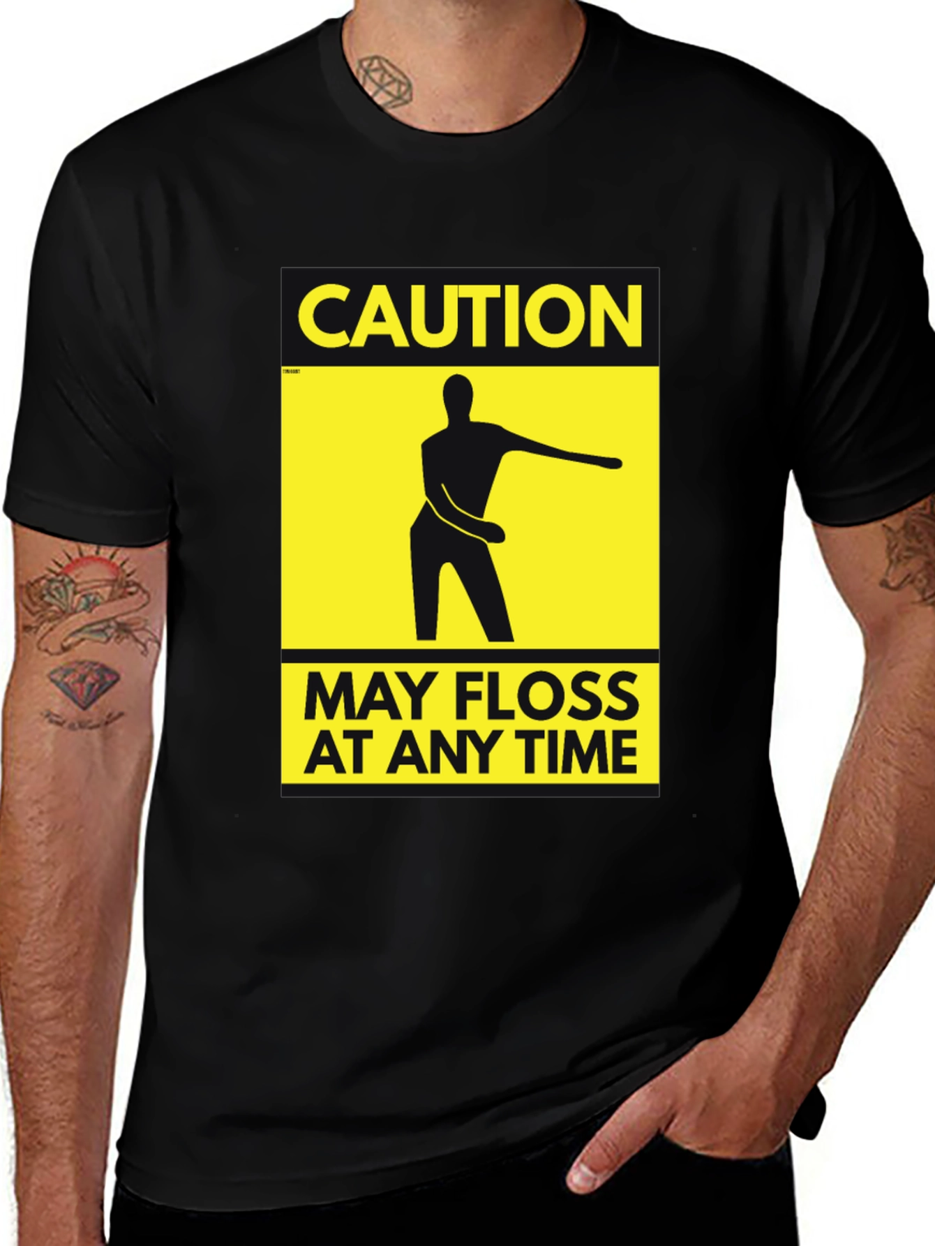 Caution May Floss at Any Time T-Shirt