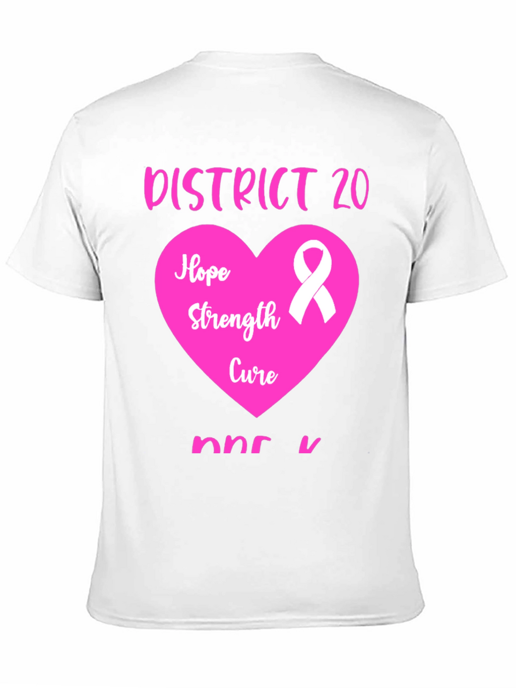 District 20 Breast Cancer Awareness T-Shirt