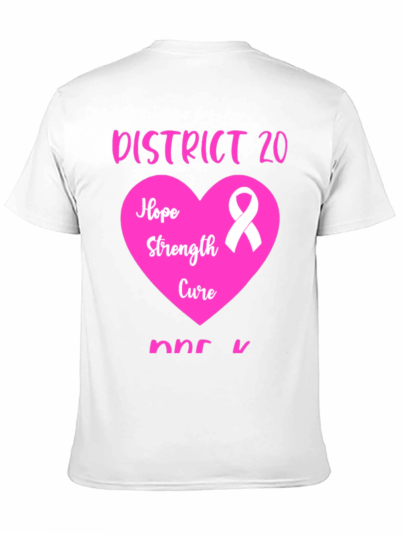 District 20 Breast Cancer Awareness T-Shirt