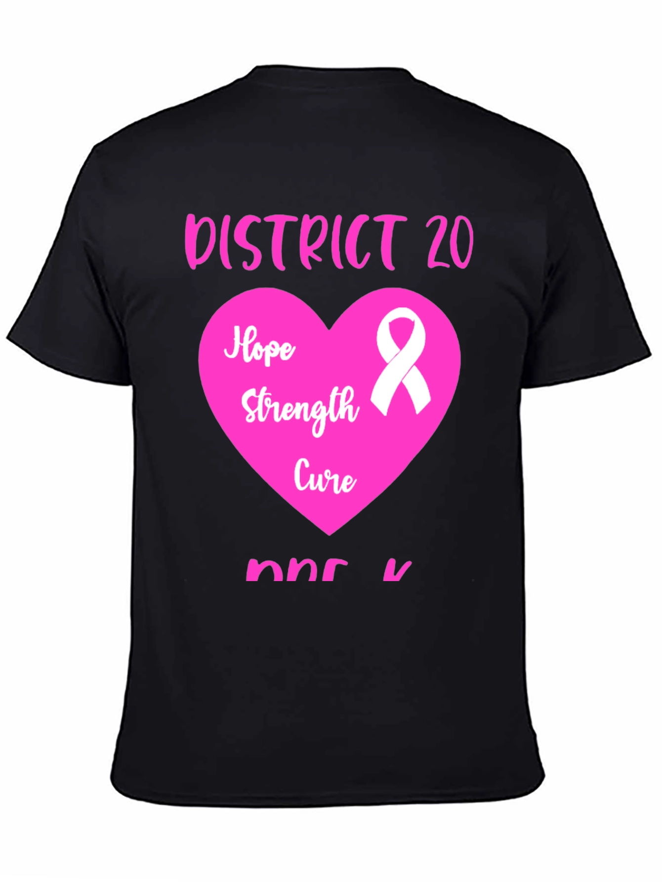 District 20 Breast Cancer Awareness T-Shirt