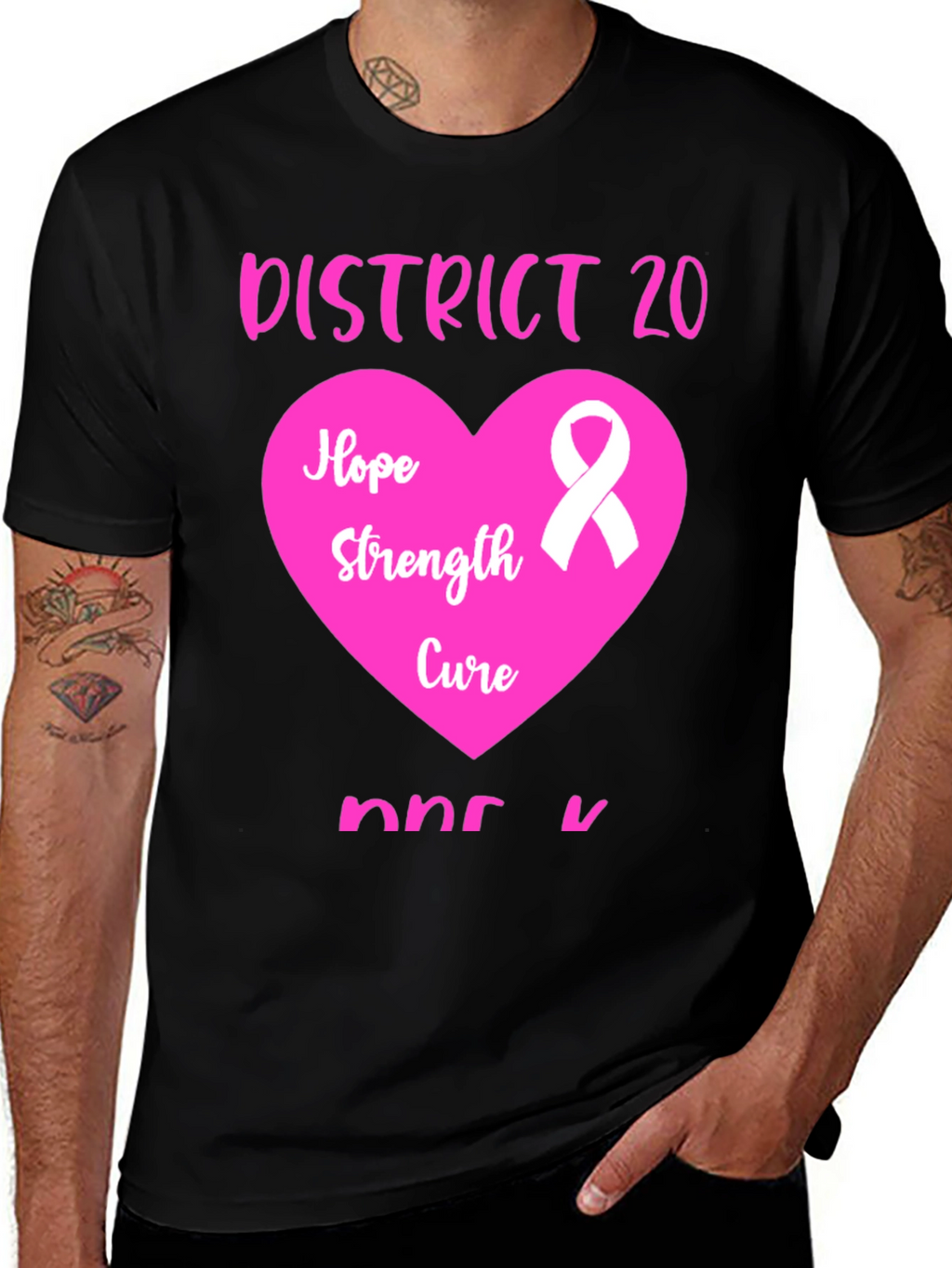 District 20 Breast Cancer Awareness T-Shirt