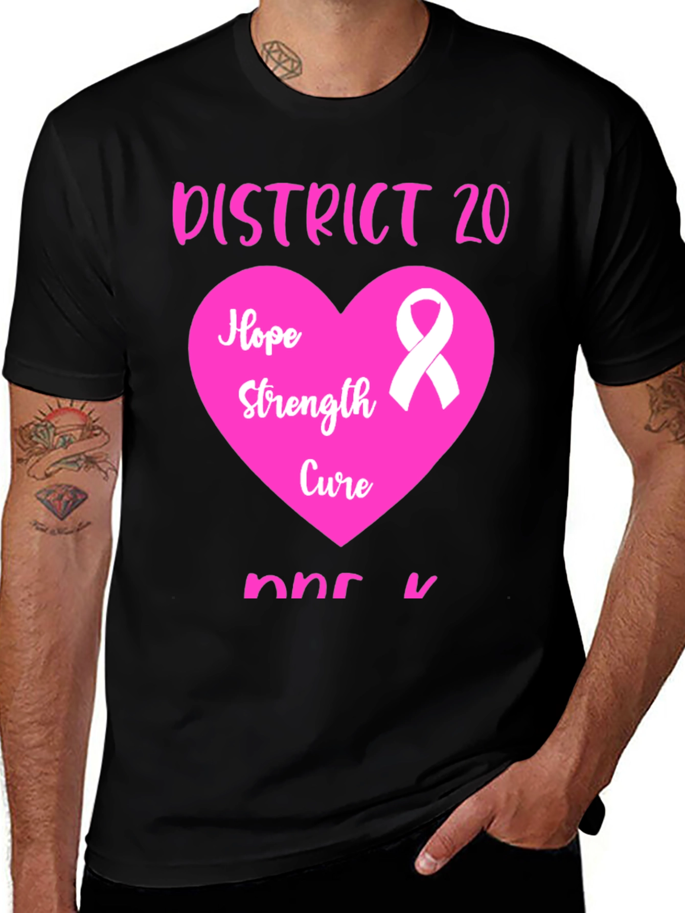 District 20 Breast Cancer Awareness T-Shirt