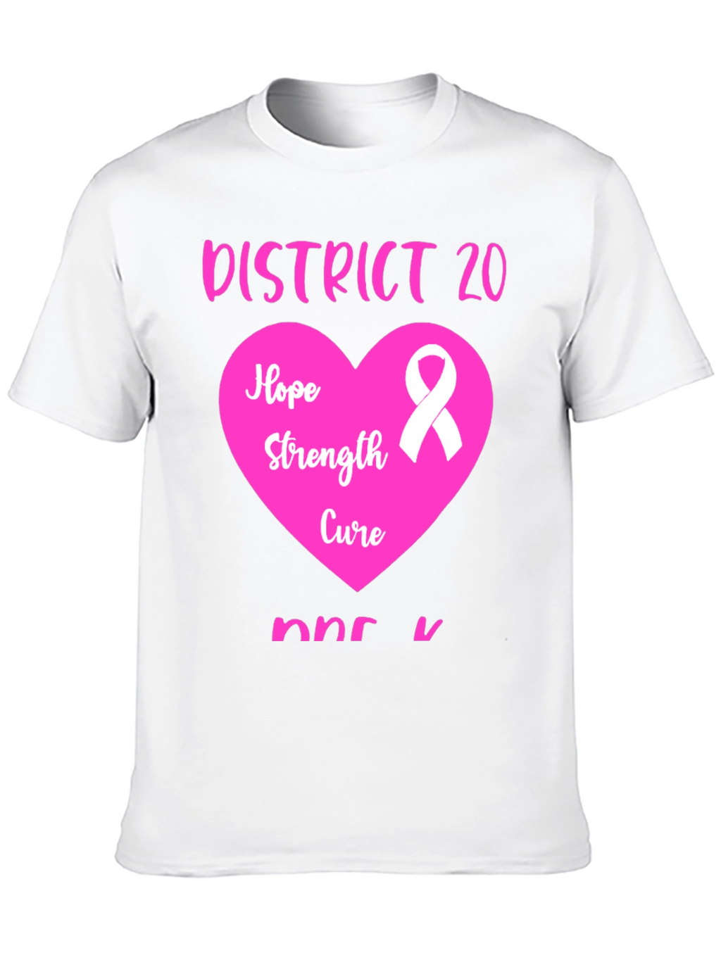 District 20 Breast Cancer Awareness T-Shirt