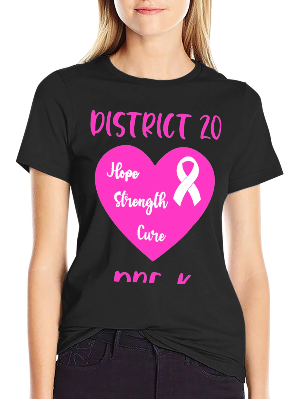 District 20 Breast Cancer Awareness T-Shirt