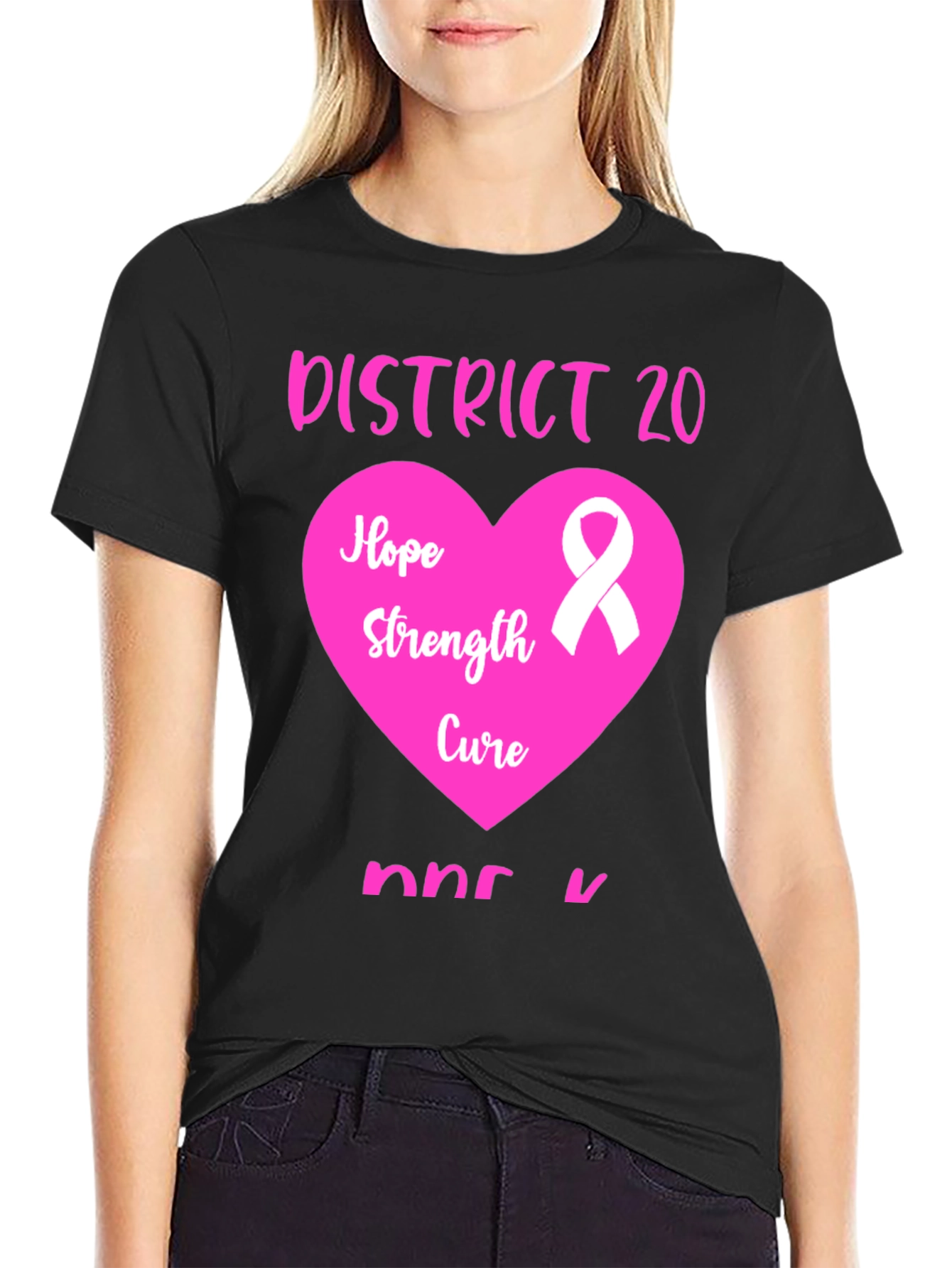 District 20 Breast Cancer Awareness T-Shirt