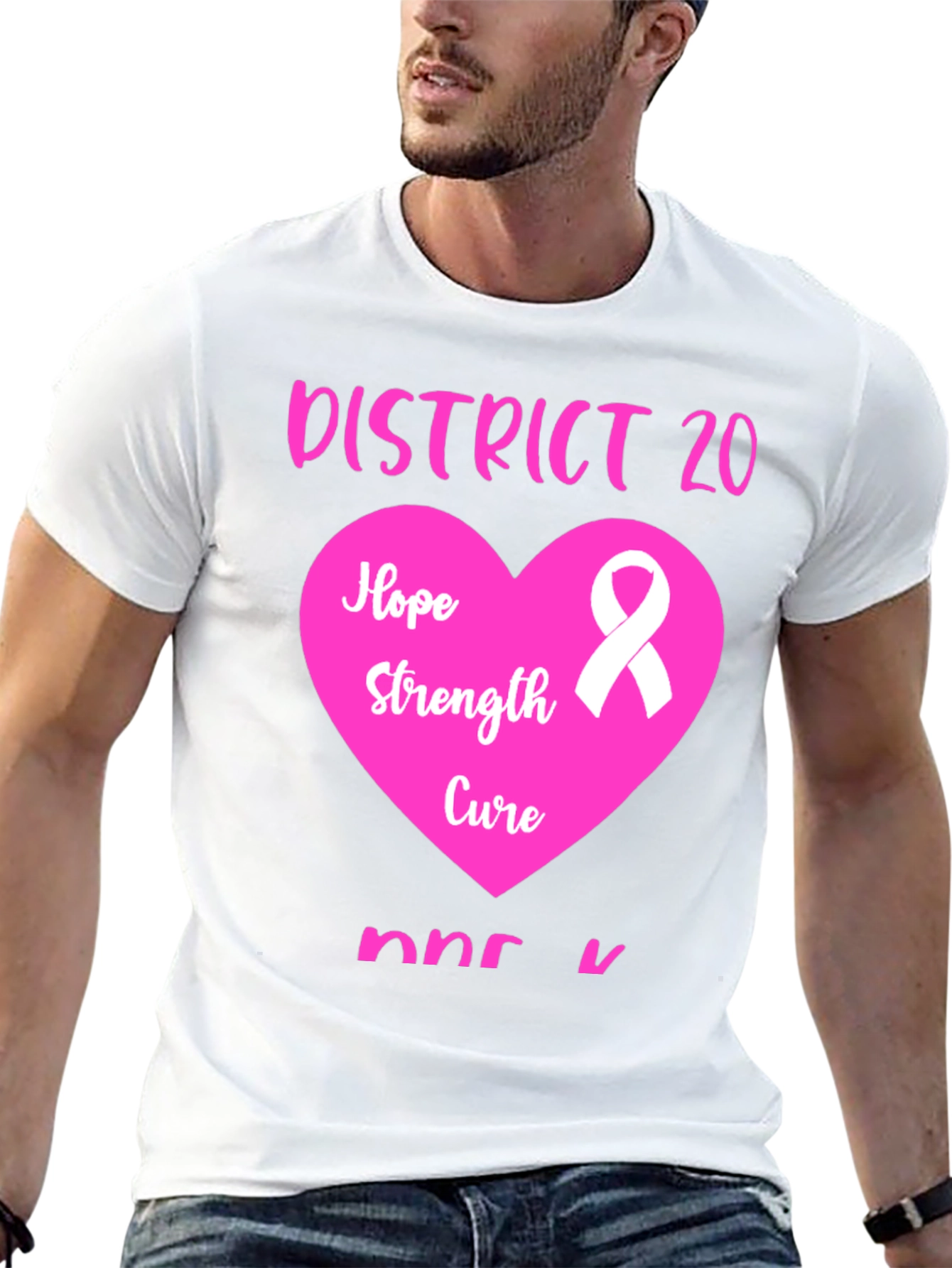 District 20 Breast Cancer Awareness T-Shirt