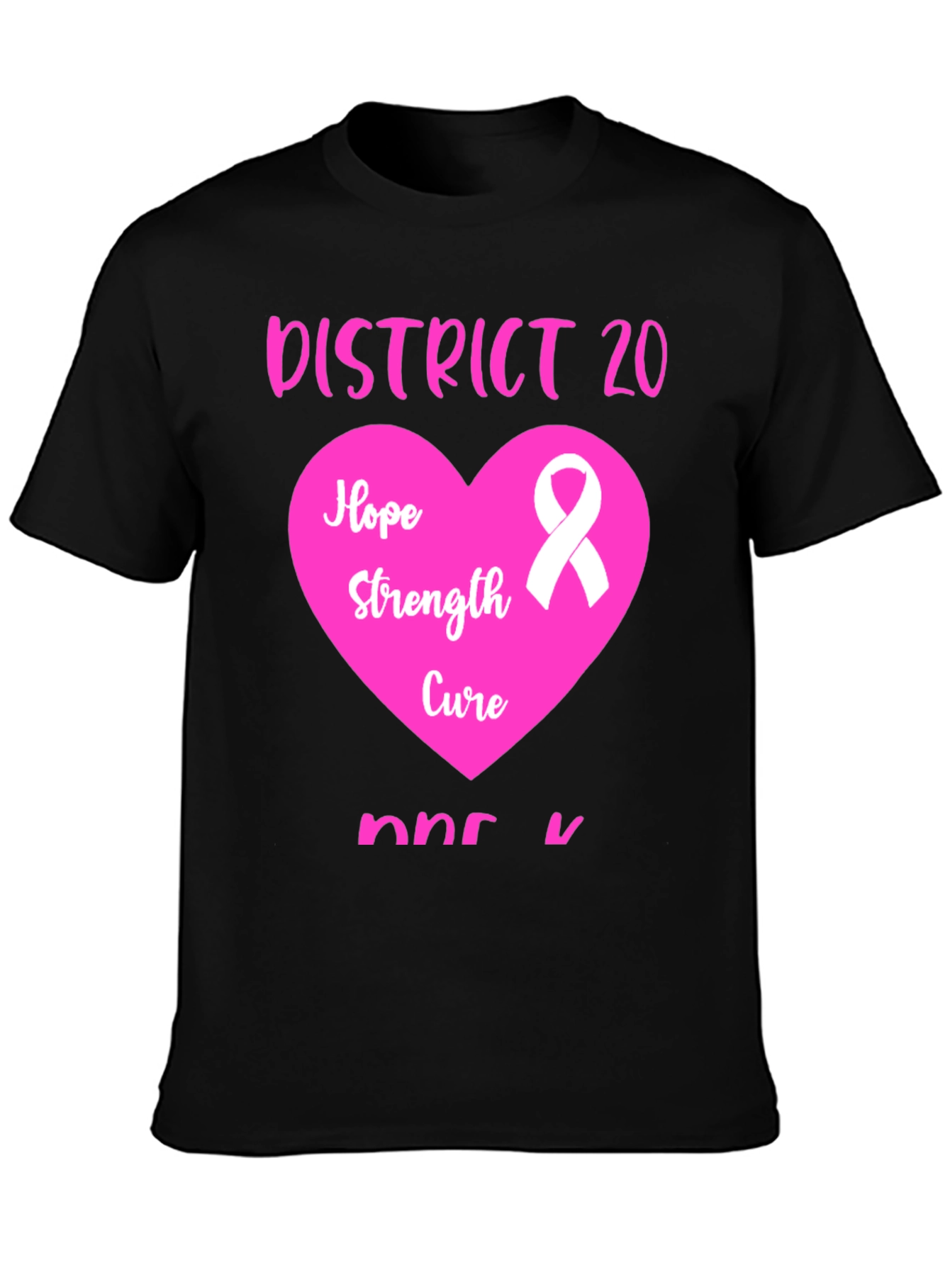 District 20 Breast Cancer Awareness T-Shirt