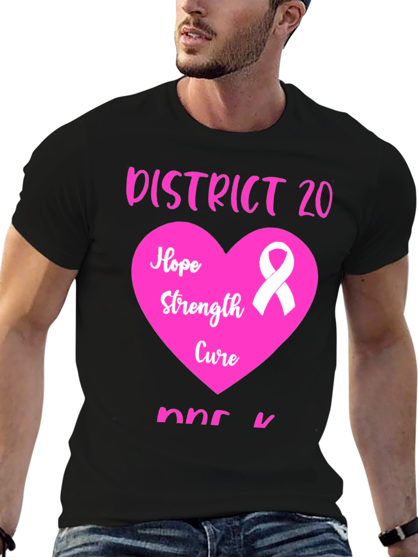District 20 Breast Cancer Awareness T-Shirt