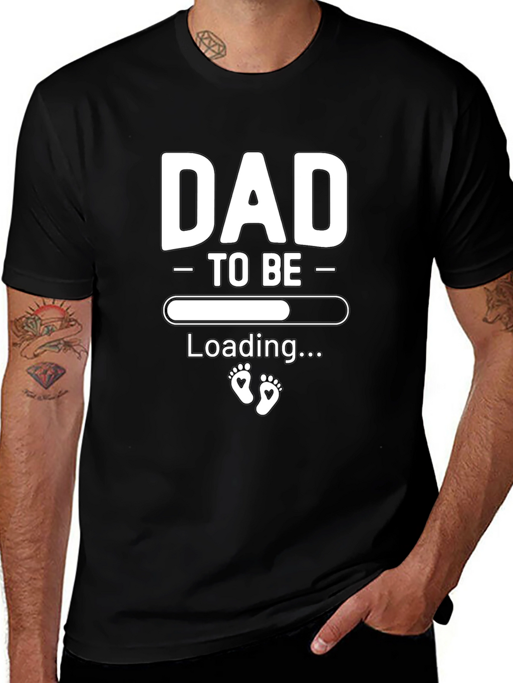 Dad To Be Loading T-Shirt - Expecting Father Gift