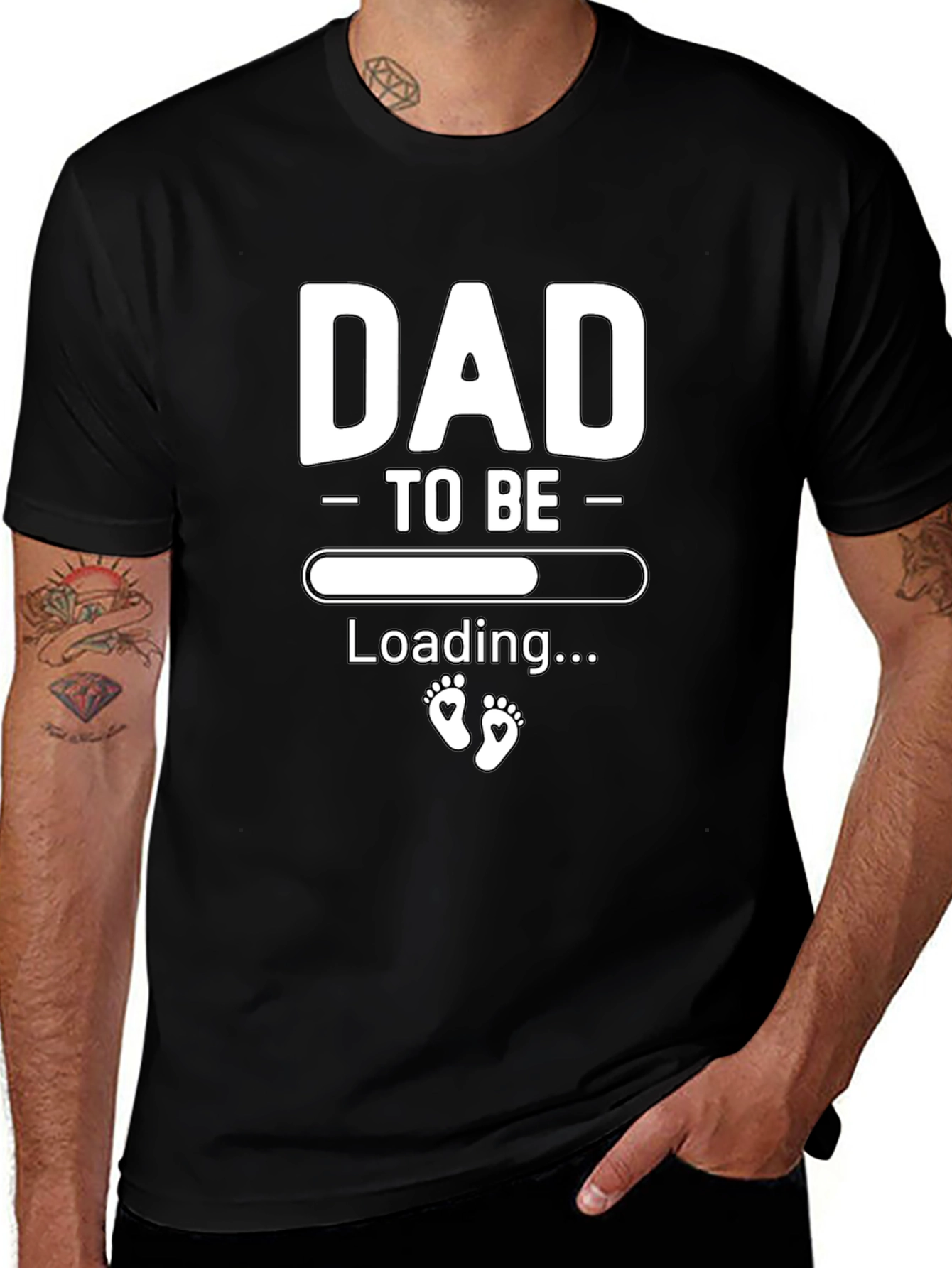 Dad To Be Loading T-Shirt - Expecting Father Gift
