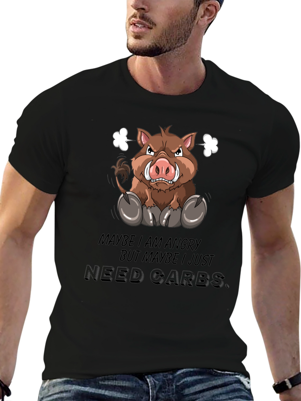 Angry Boar Carbs T-Shirt