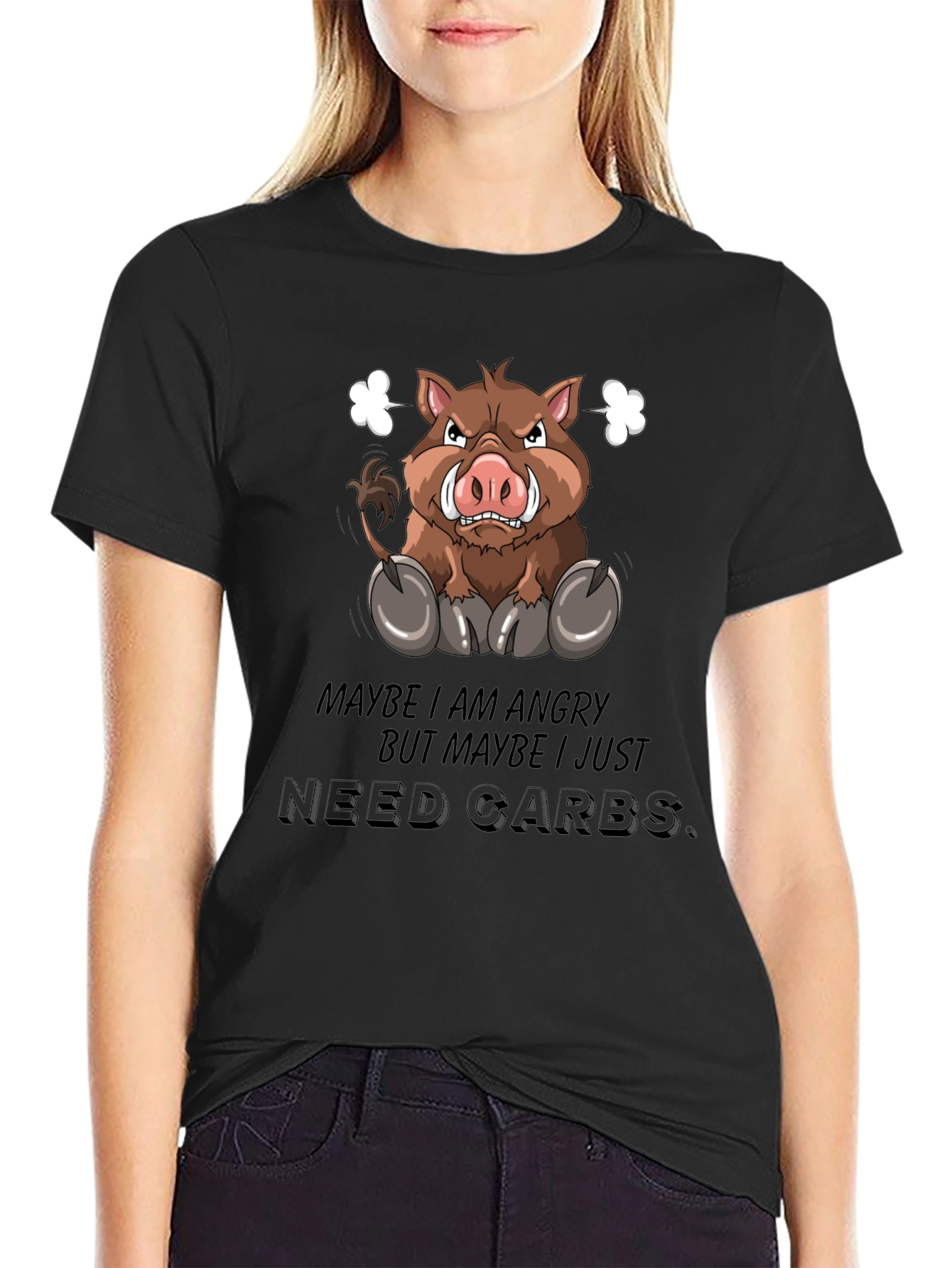 Angry Boar Carbs T-Shirt