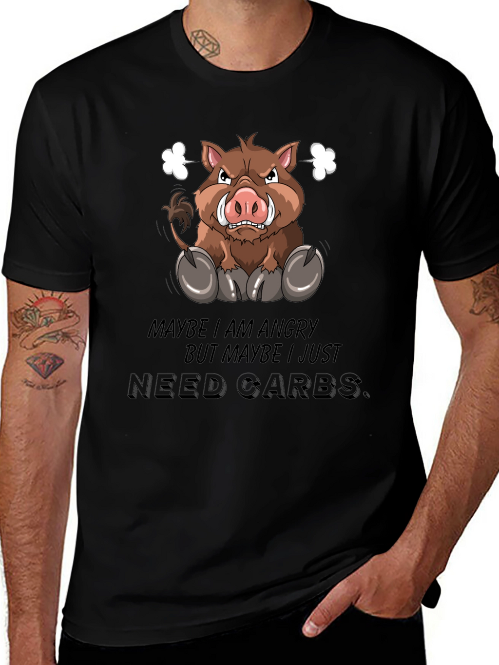 Angry Boar Carbs T-Shirt