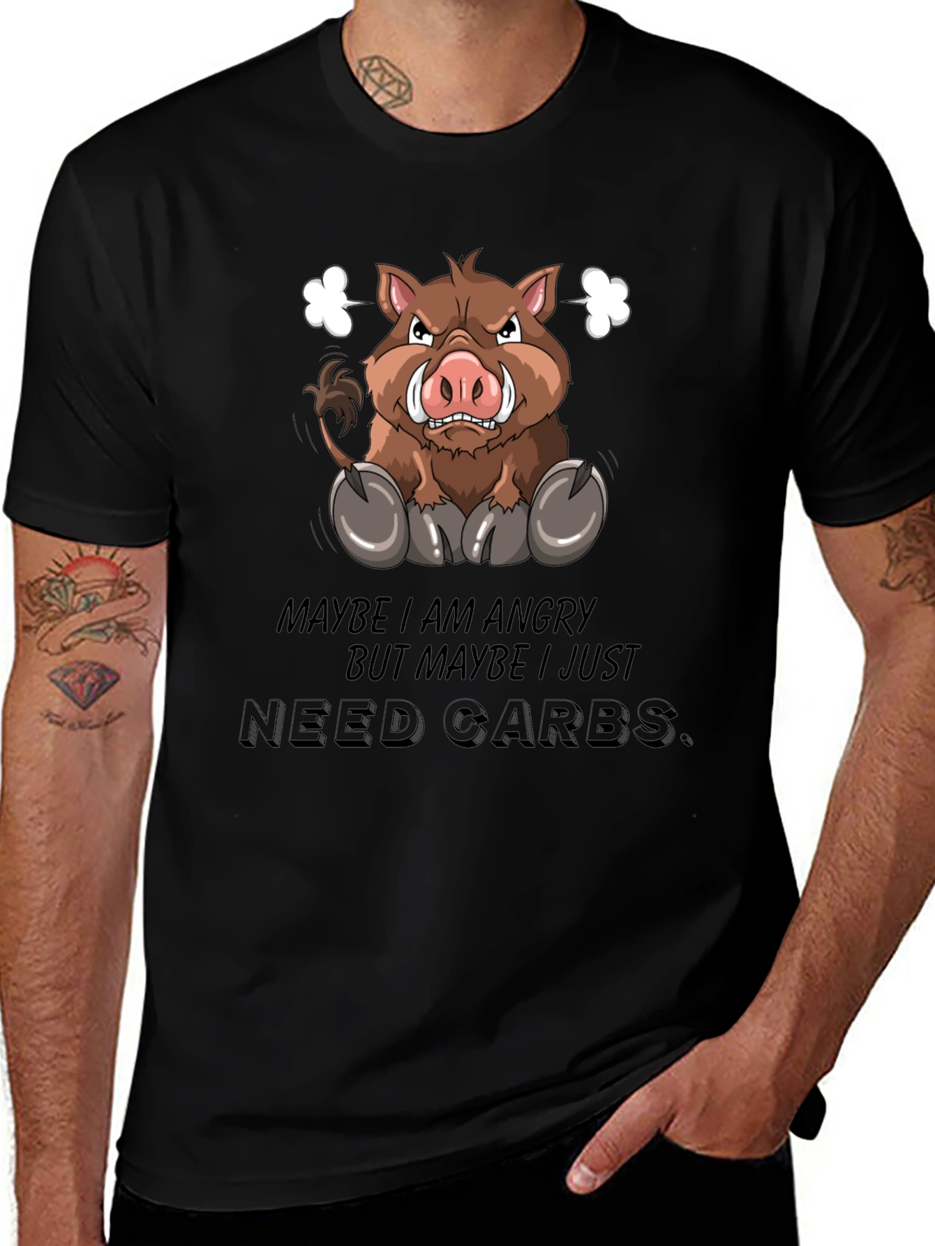 Angry Boar Carbs T-Shirt