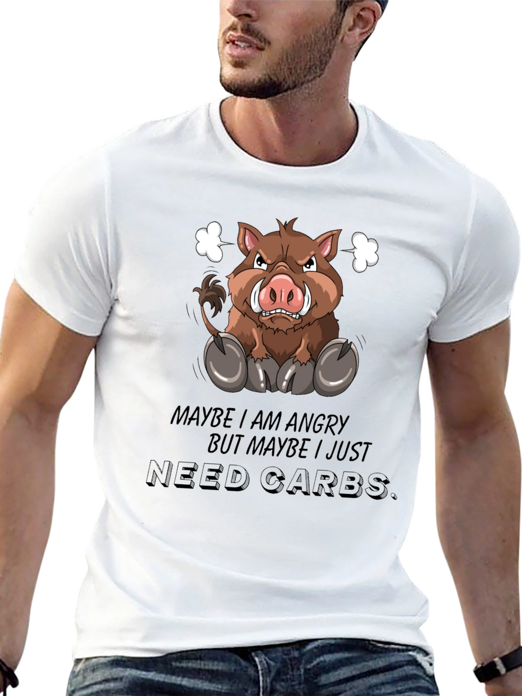 Angry Boar Carbs T-Shirt