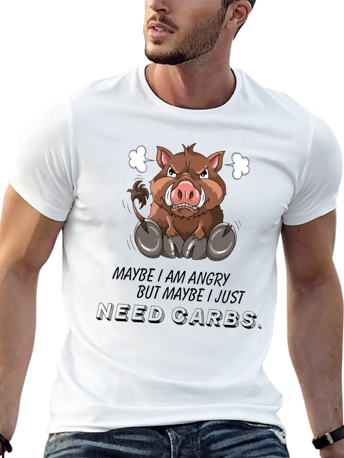 Angry Boar Carbs T-Shirt