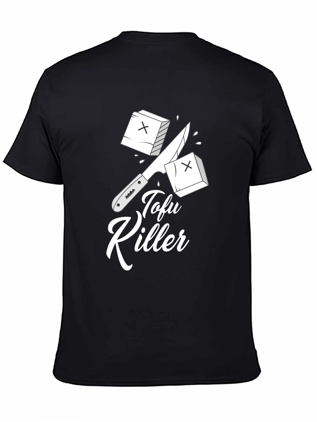 Tofu Killer Graphic Tee - Vegan Humor T-Shirt