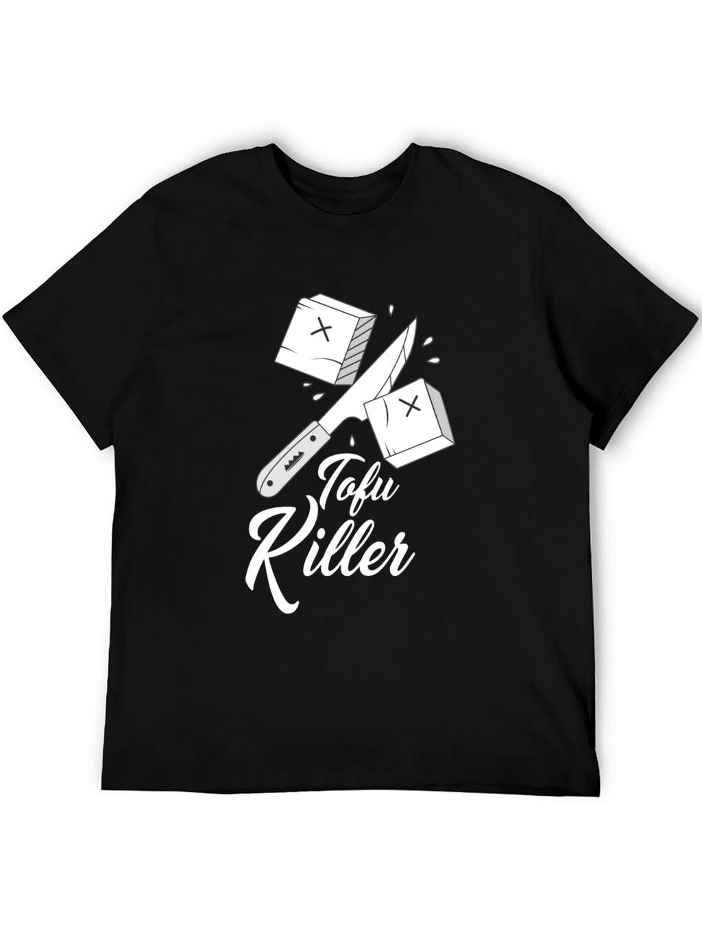 Tofu Killer Graphic Tee - Vegan Humor T-Shirt