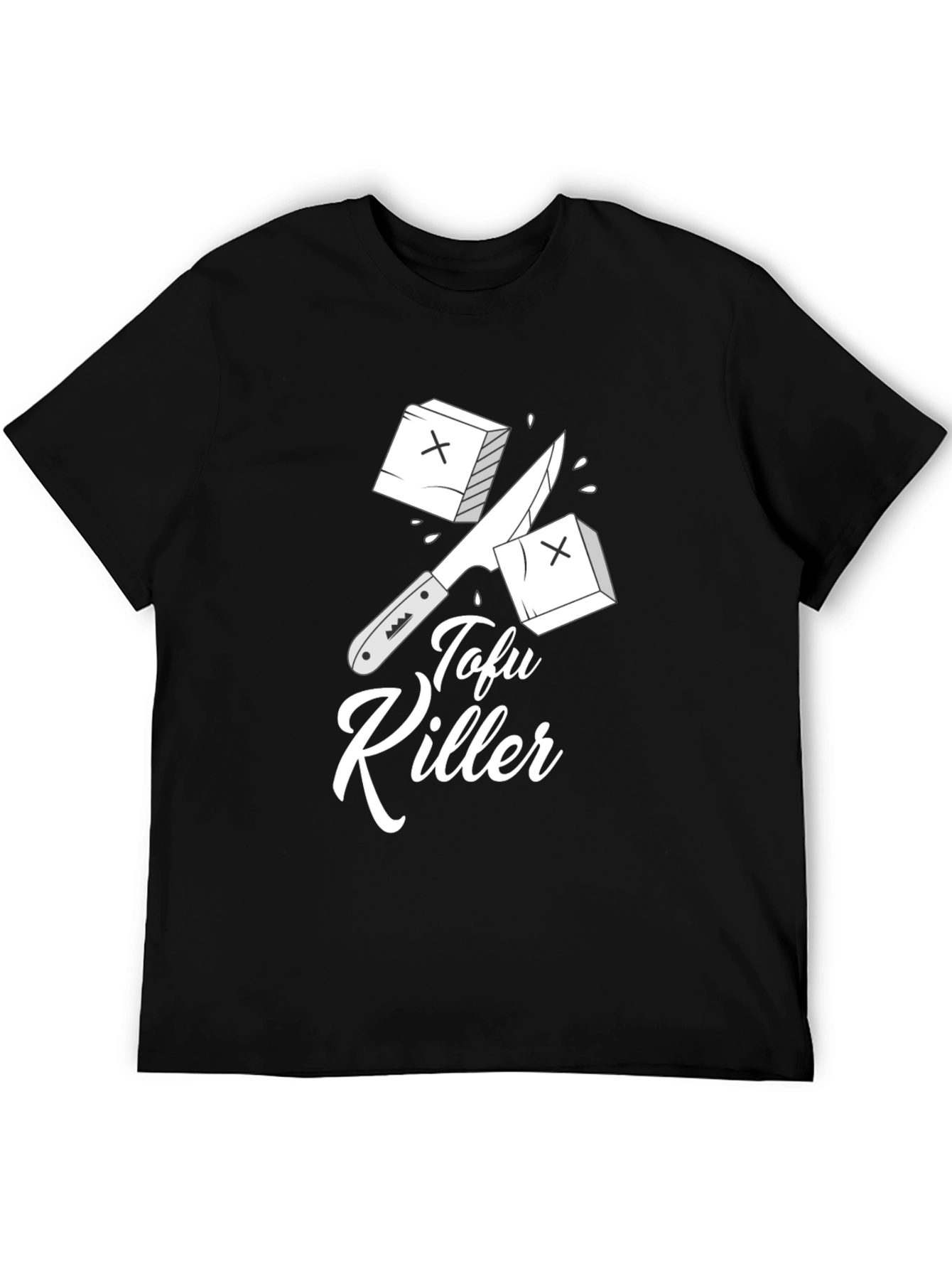 Tofu Killer Graphic Tee - Vegan Humor T-Shirt