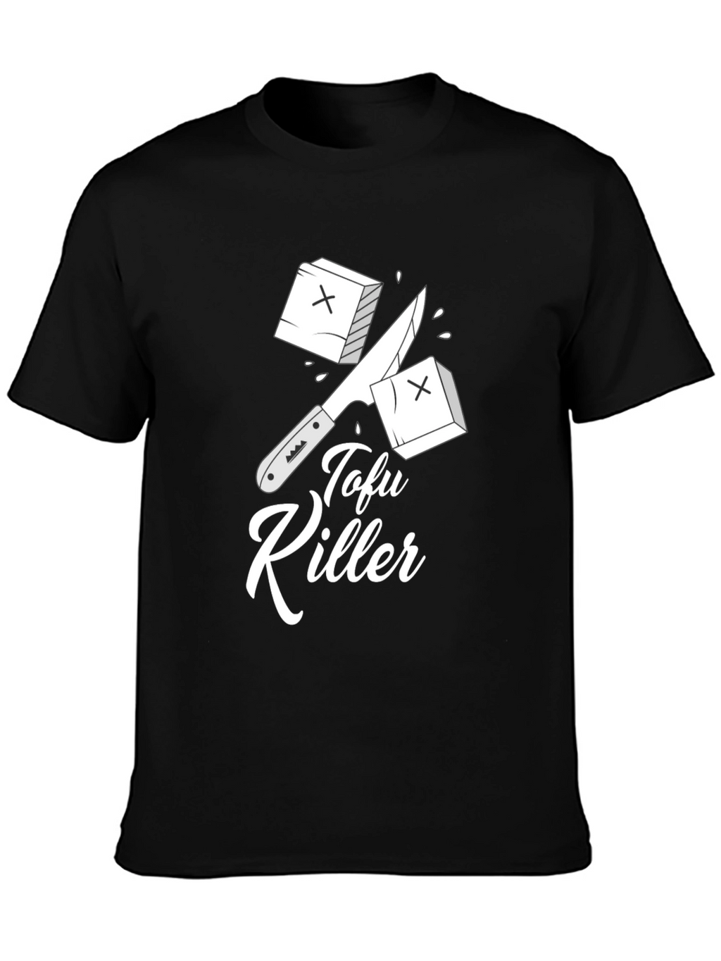 Tofu Killer Graphic Tee - Vegan Humor T-Shirt