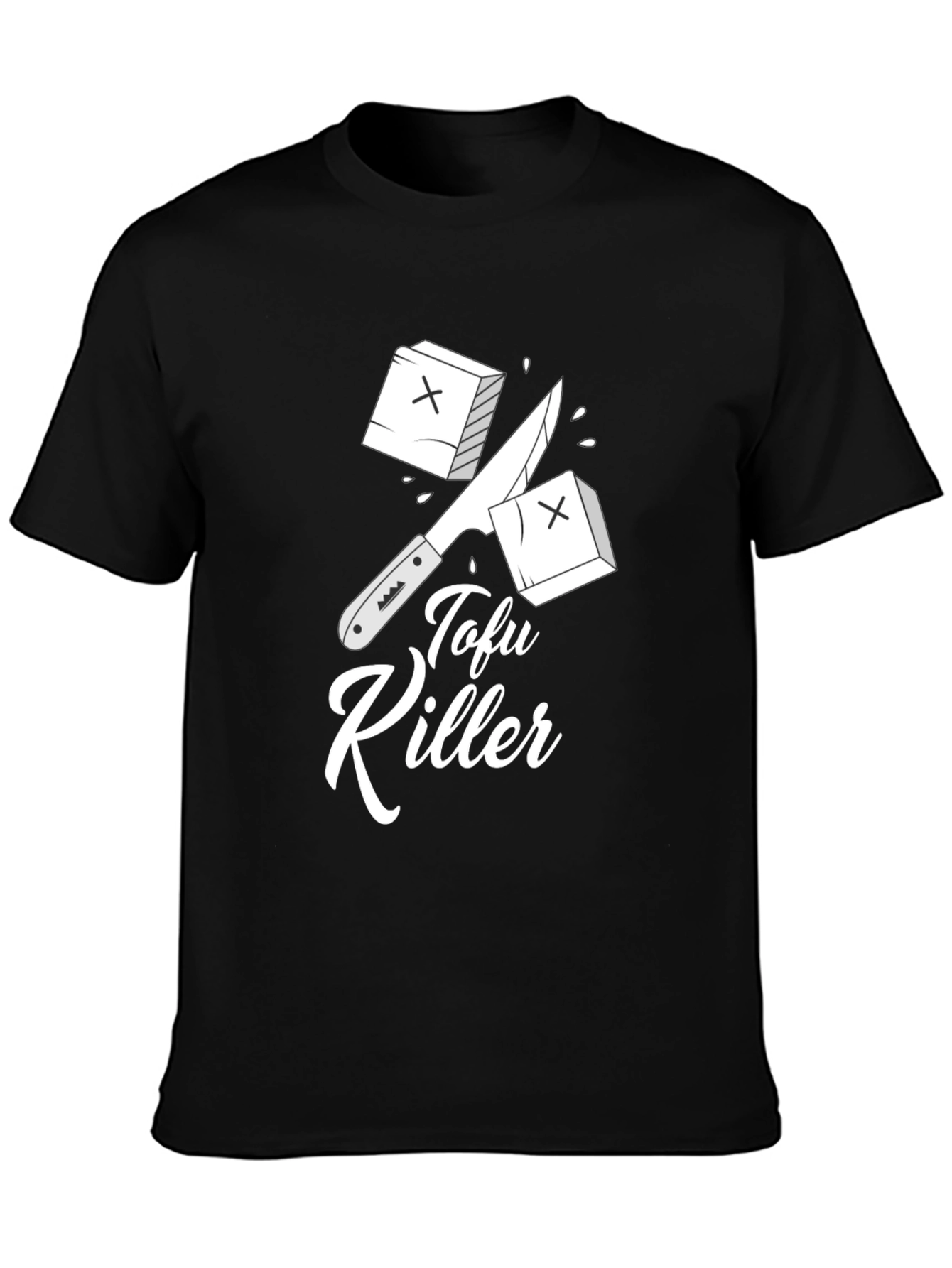 Tofu Killer Graphic Tee - Vegan Humor T-Shirt