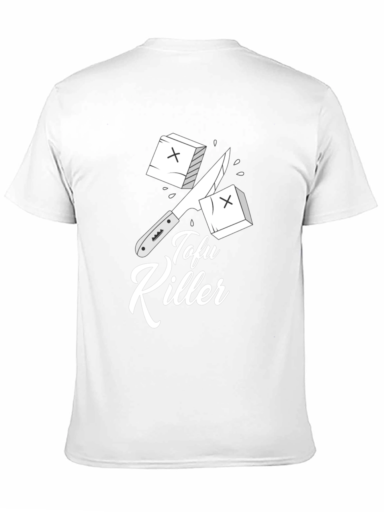 Tofu Killer Graphic Tee - Vegan Humor T-Shirt