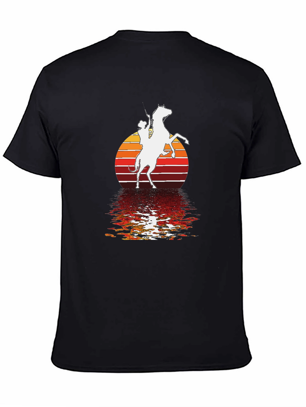 Western Rider Sunset Graphic Tee