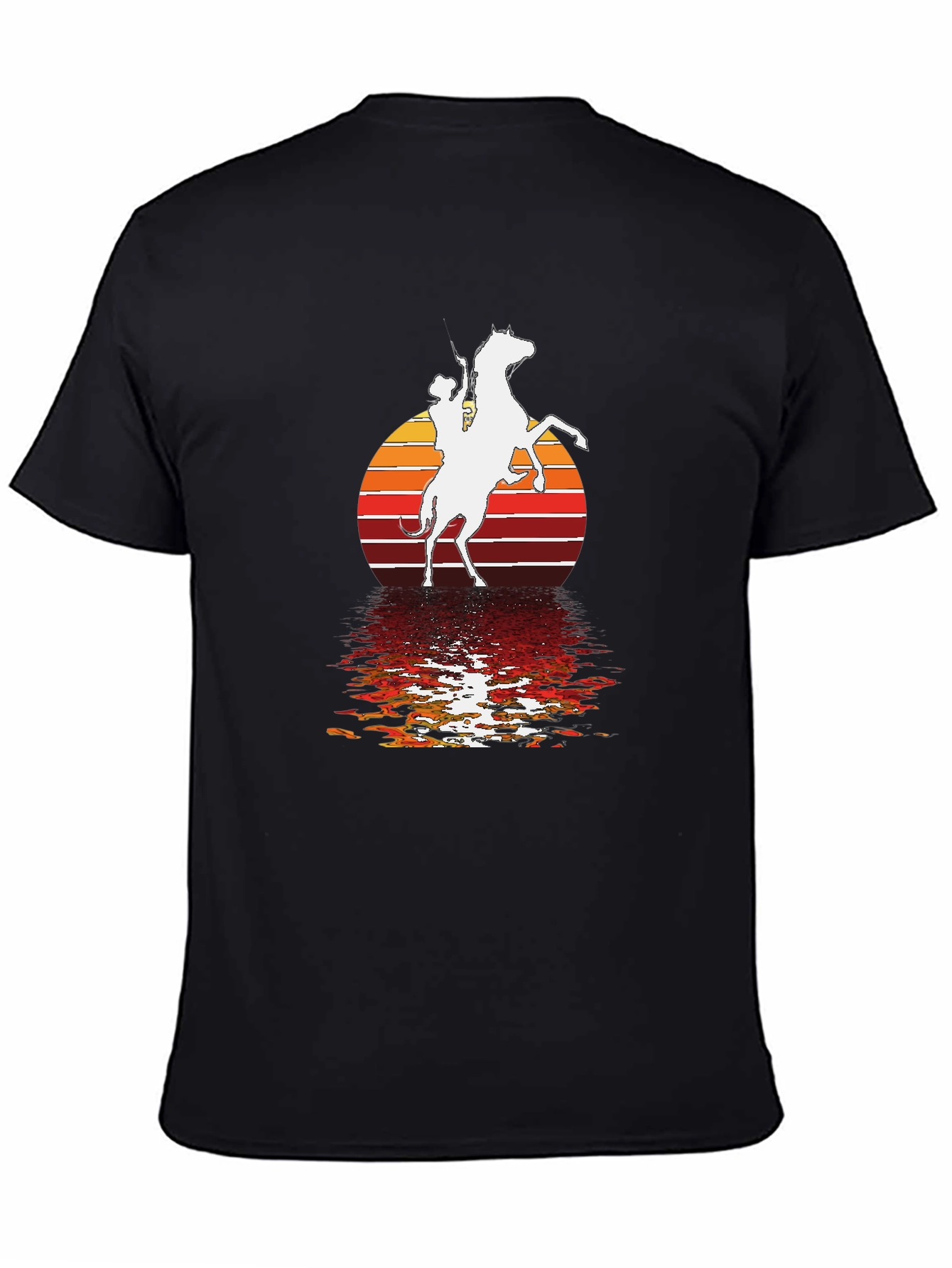 Western Rider Sunset Graphic Tee