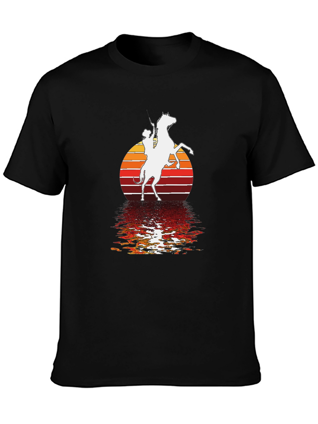 Western Rider Sunset Graphic Tee