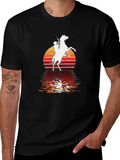 Western Rider Sunset Graphic Tee