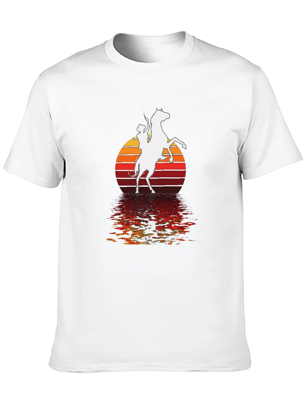 Western Rider Sunset Graphic Tee