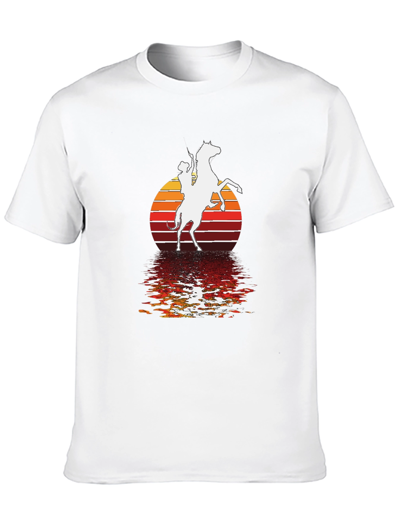Western Rider Sunset Graphic Tee