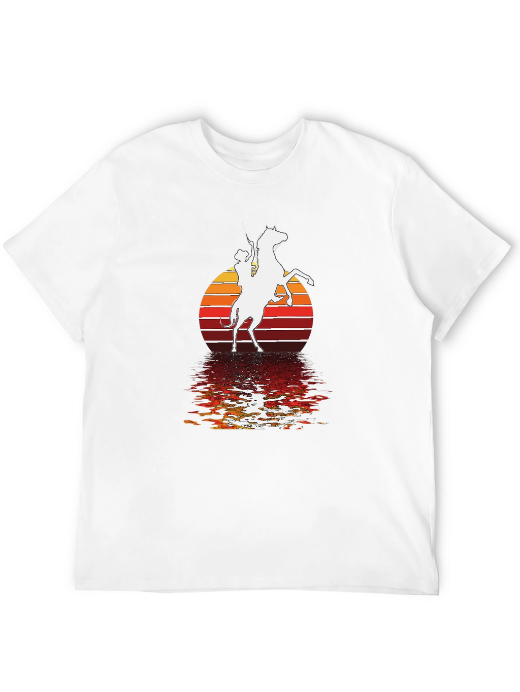 Western Rider Sunset Graphic Tee