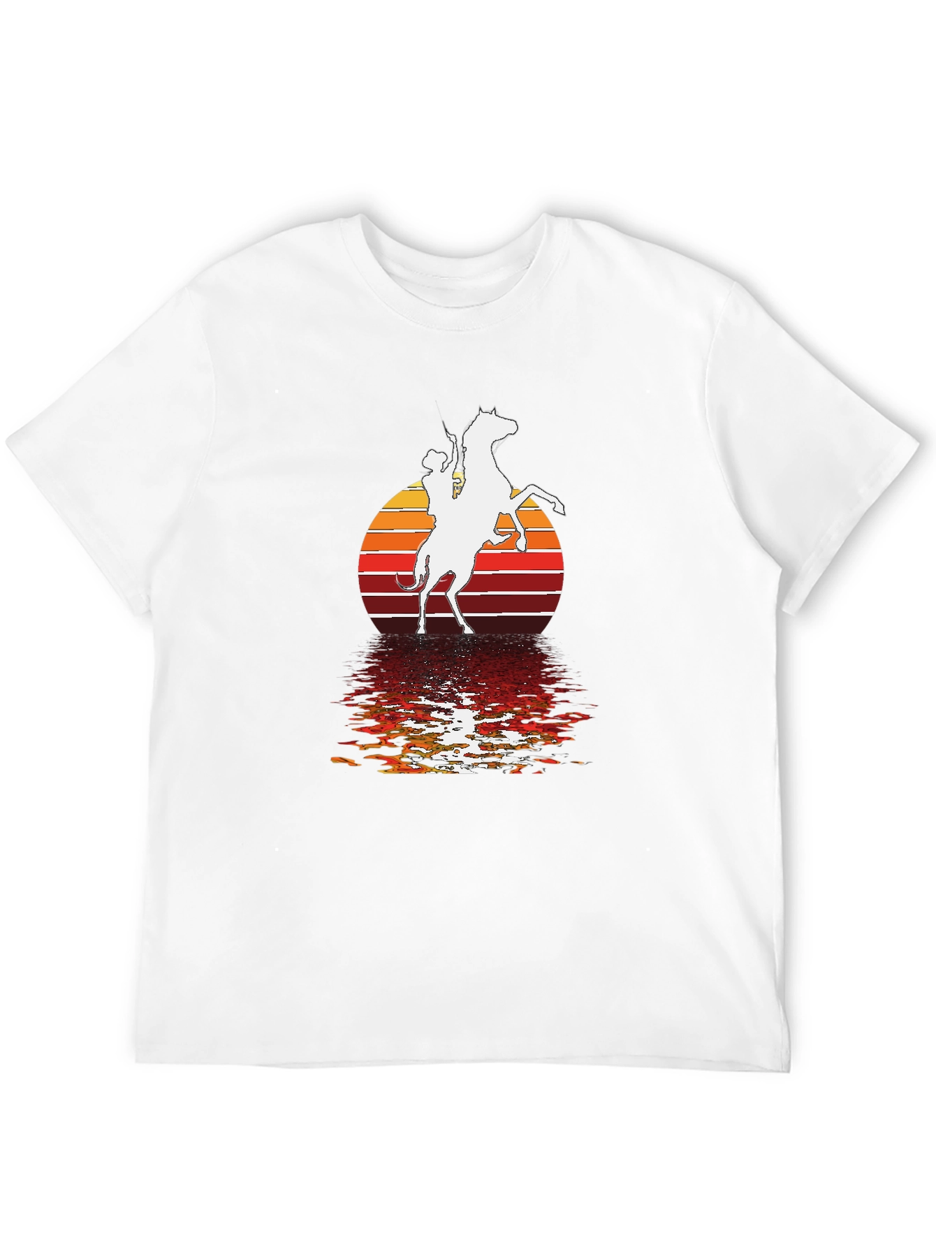Western Rider Sunset Graphic Tee