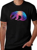 Geometric Anteater Graphic T-Shirt