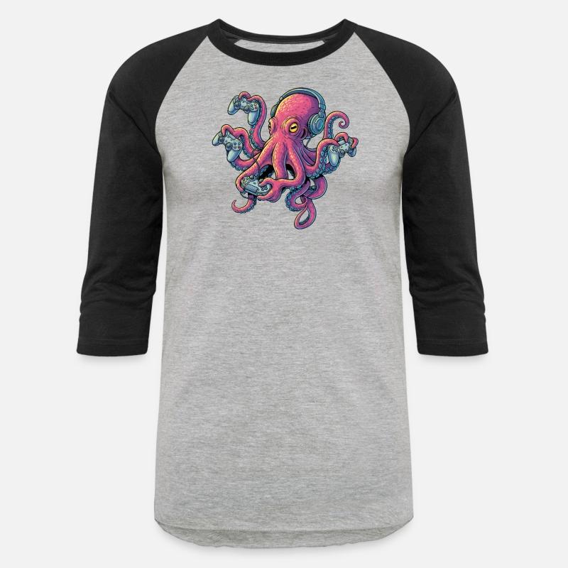 Kraken Gamer - Funny Octopus Gaming Design