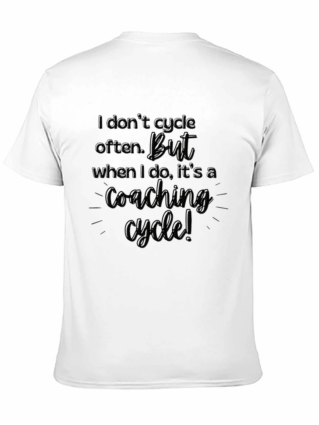 Coaching Cycle T-Shirt - Funny Coach Tee