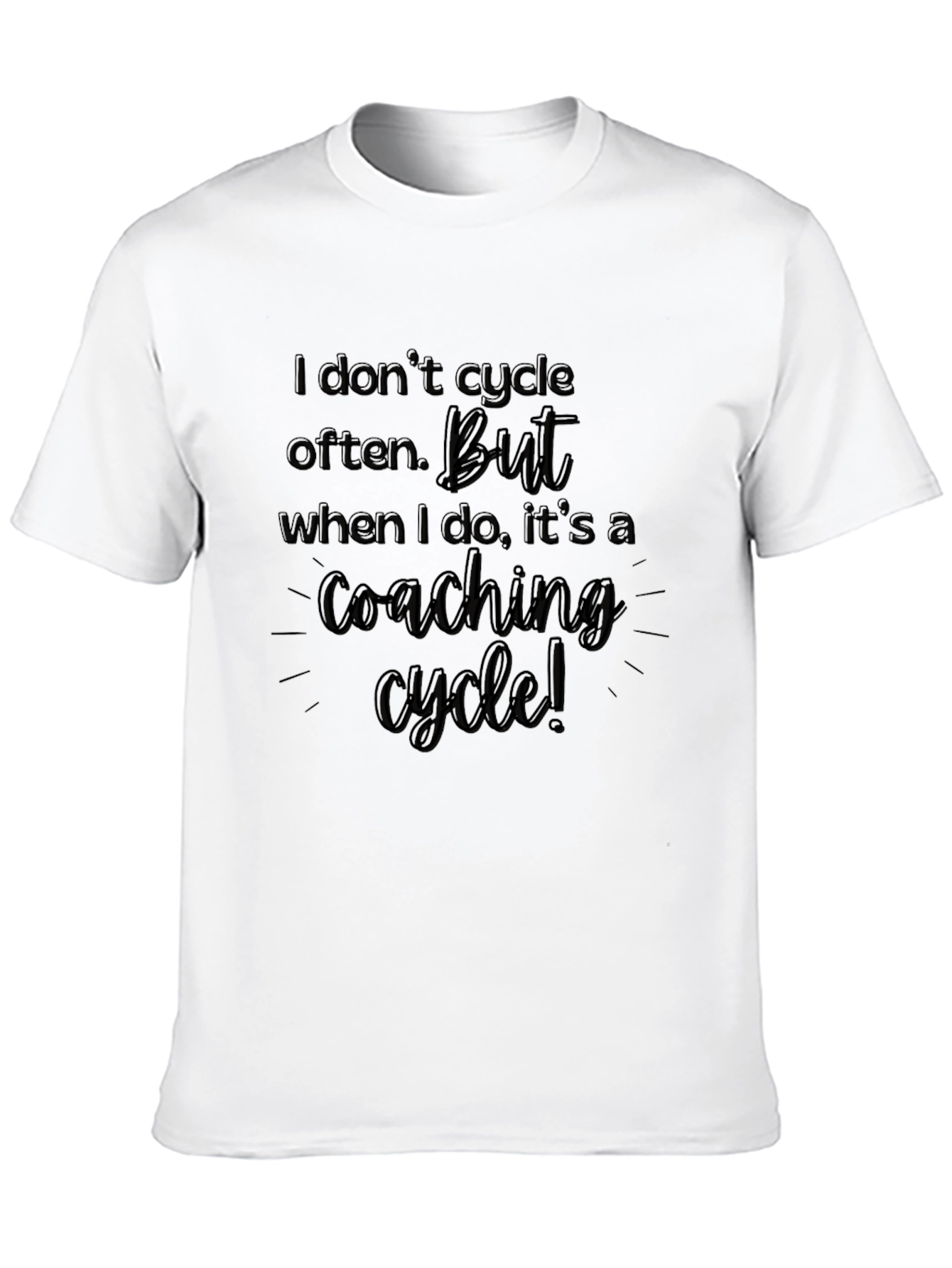 Coaching Cycle T-Shirt - Funny Coach Tee