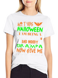 Halloween Moody Grampa T-Shirt: Give Me Candy!