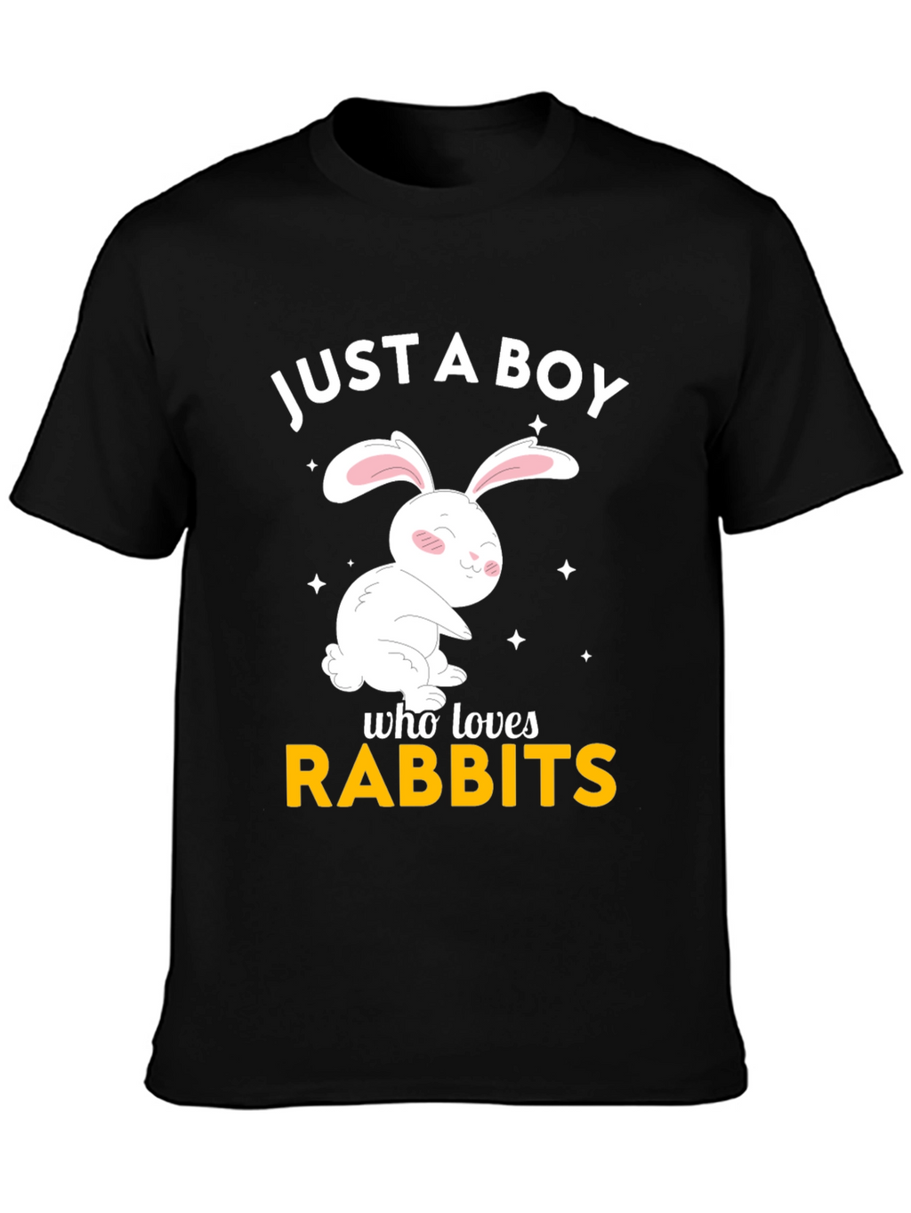 Just a Boy Who Loves Rabbits T-Shirt