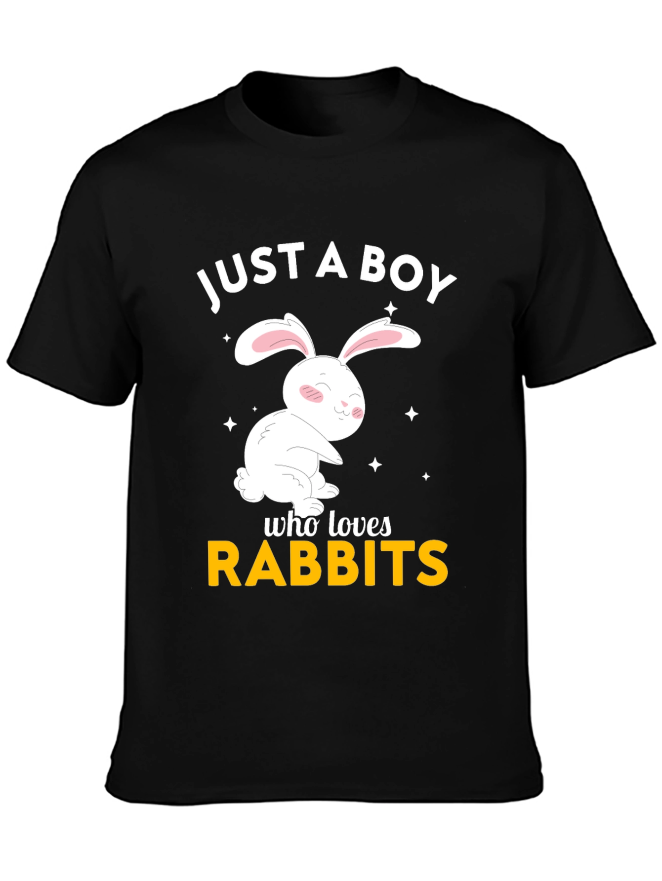 Just a Boy Who Loves Rabbits T-Shirt