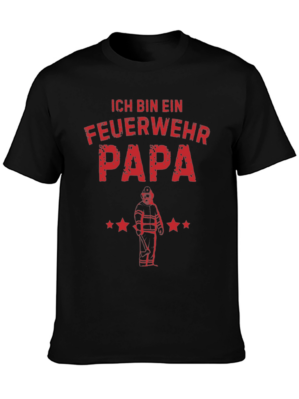 Feuerwehr Papa T-Shirt - Firefighter Dad Tee