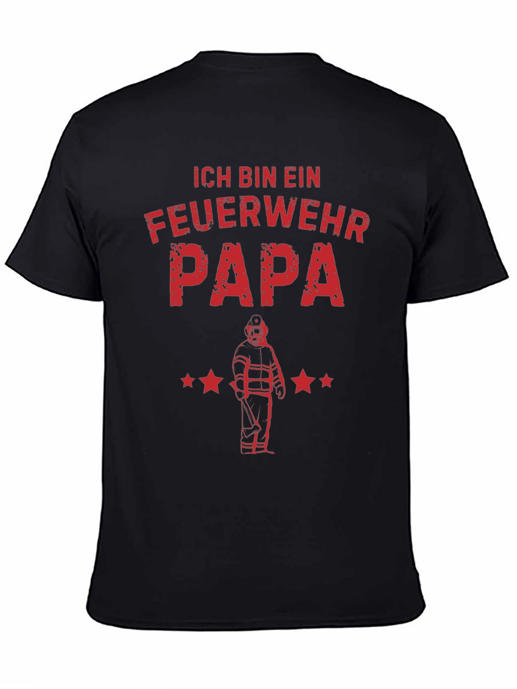 Feuerwehr Papa T-Shirt - Firefighter Dad Tee