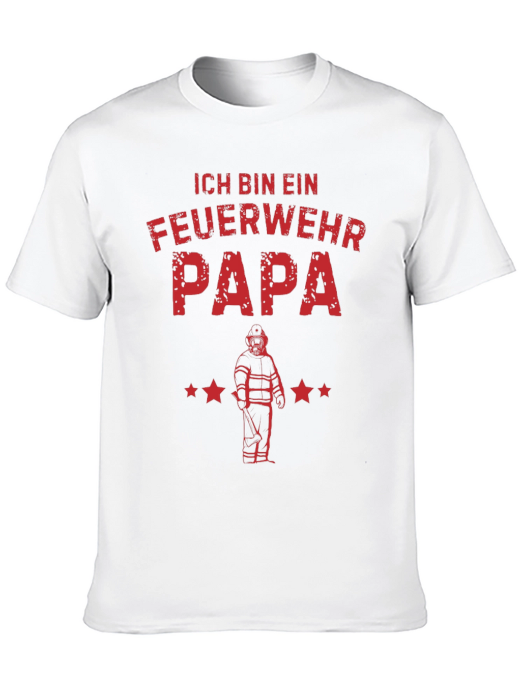 Feuerwehr Papa T-Shirt - Firefighter Dad Tee
