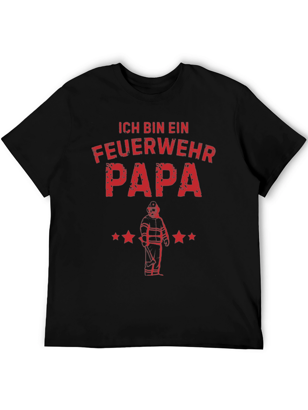 Feuerwehr Papa T-Shirt - Firefighter Dad Tee